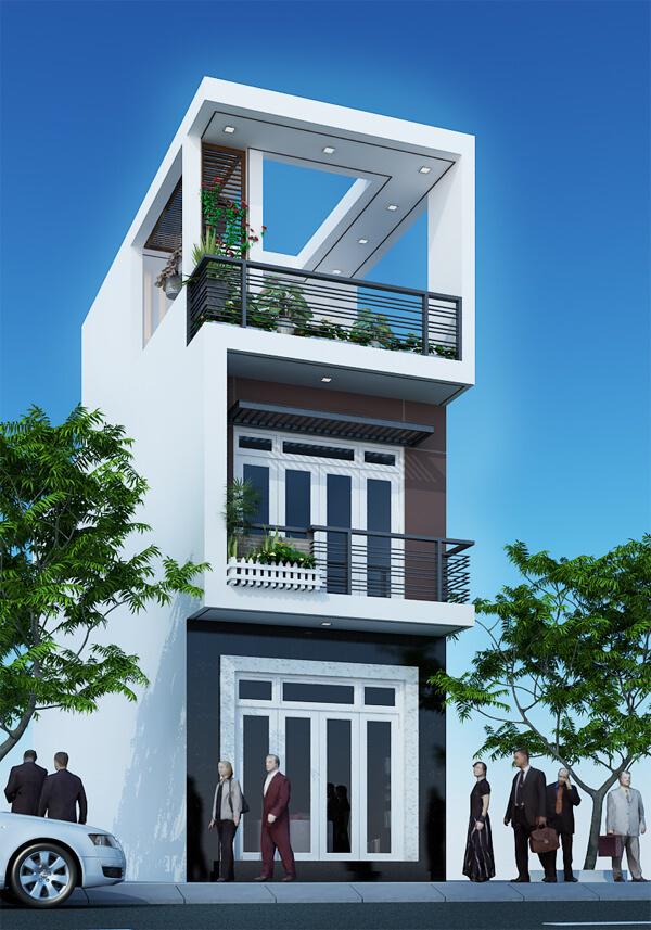 các mẫu nhà đẹp 3 tầng