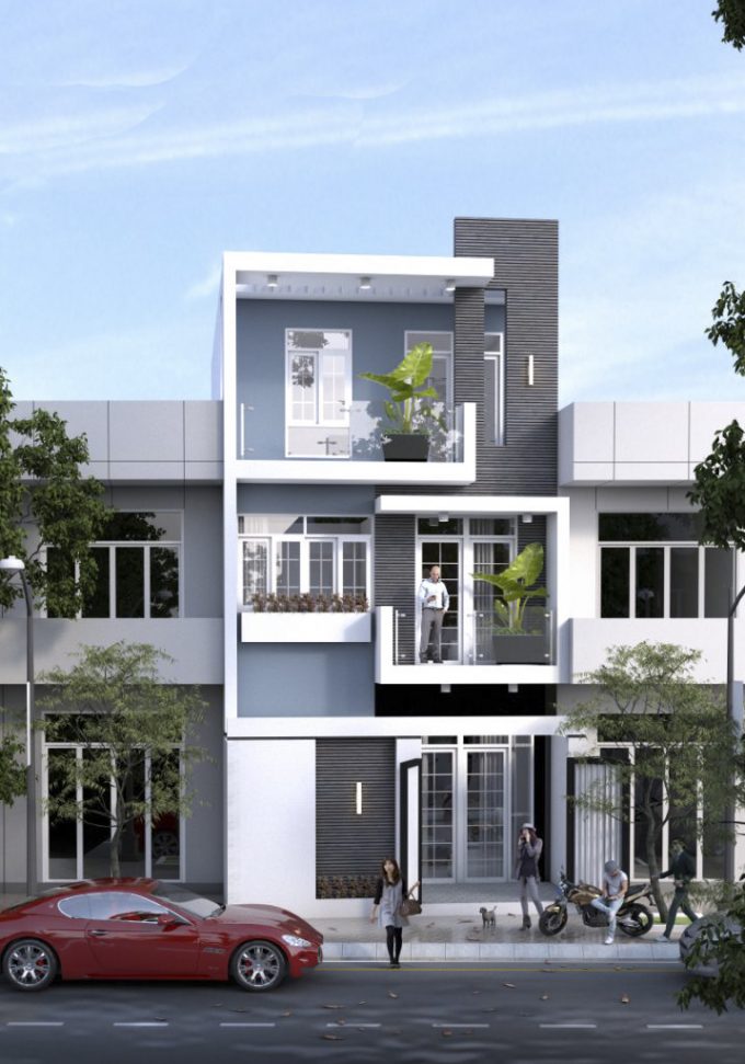 các mẫu nhà đẹp 3 tầng