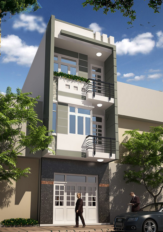 các mẫu nhà đẹp 3 tầng