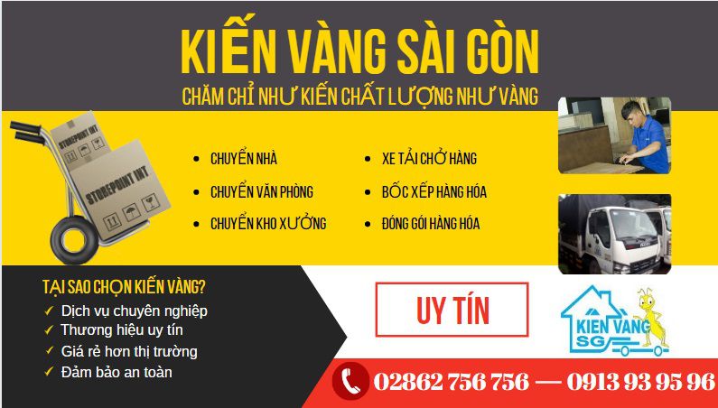 Chuyển Kho Xưởng Kiến Vàng Sài Gòn