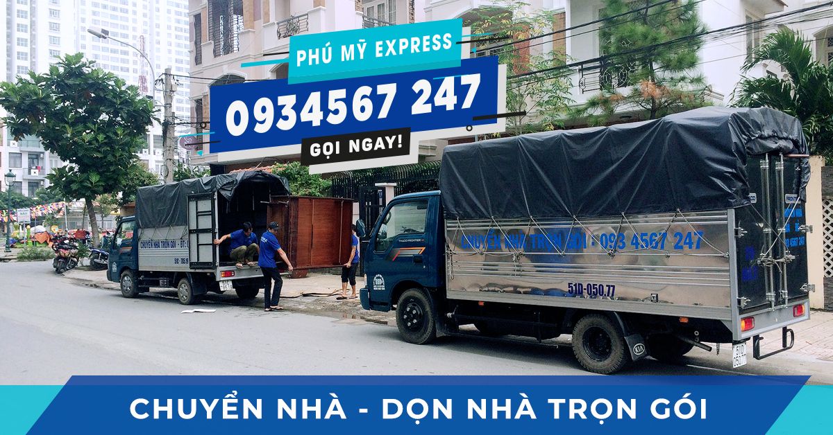Dịch vụ chuyển nhà trọn gói Taxi Tải Phú Mỹ