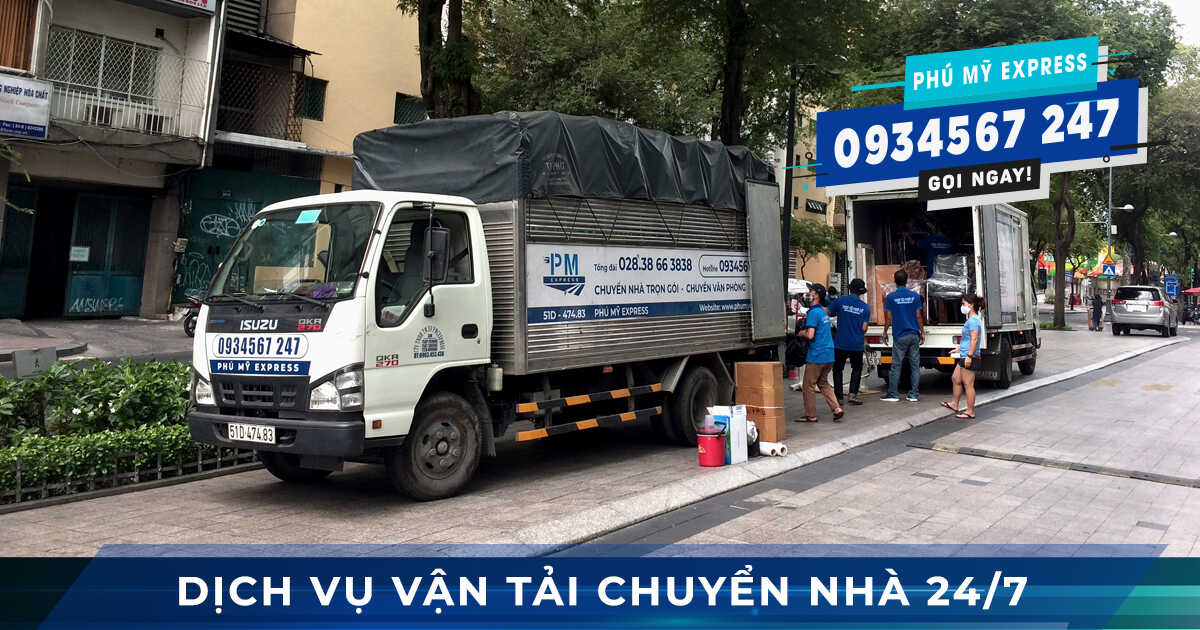 Dịch vụ chuyển nhà trọn gói Taxi Tải Phú Mỹ