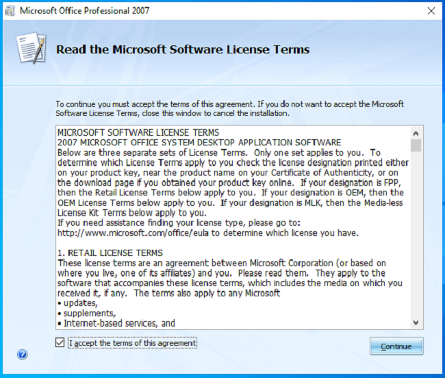 Hướng dẫn cài đặt Microsoft Office 2007 - 2