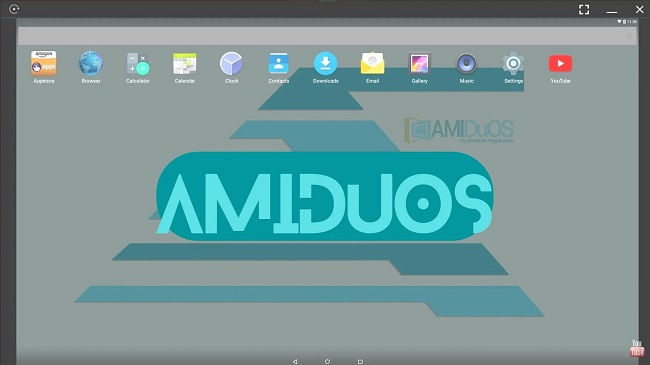 Download AMIDuOS - Phần mềm giả lập Android trên PC