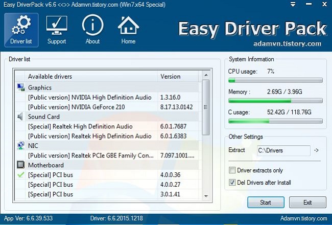 Giới thiệu về phần mềm Easy DriverPack