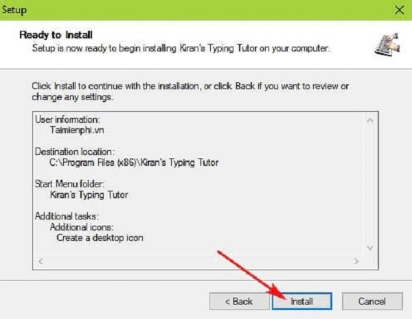 Hướng dẫn cài đặt phần mềm kiran’s typing tutor về máy tính - Hình 2