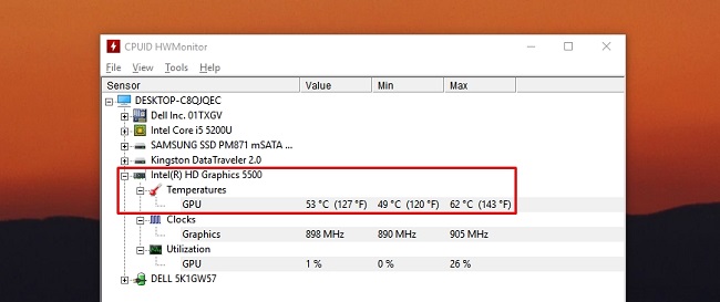 Cách sử dụng HWMonitor Cpuid để đo nhiệt độ CPU, GPU trên PC - Hình 2
