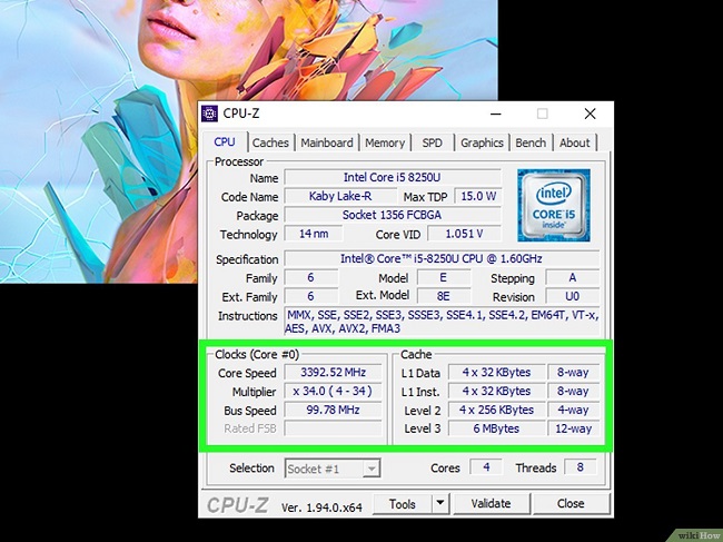 Kiểm tra tốc độ CPU bằng phần mềm CPU Z