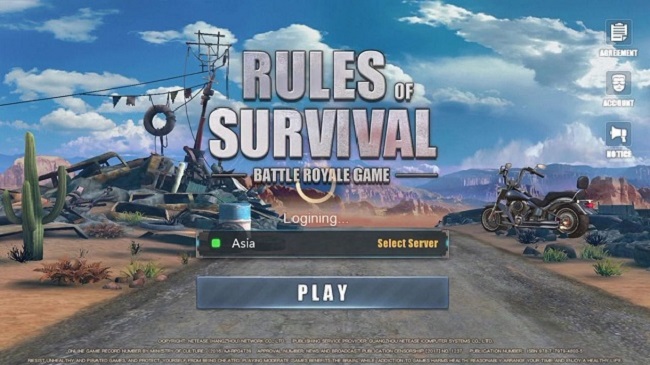 Giới thiệu về game Rules of Survival
