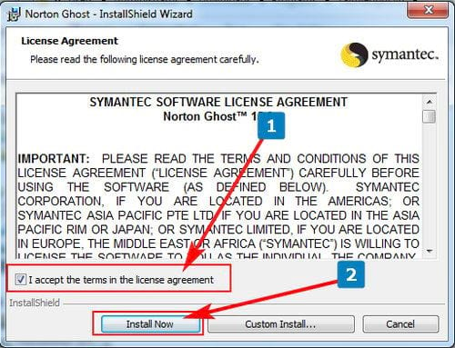 Hướng dẫn cài đặt Norton Ghost trên máy tính - Hình 2