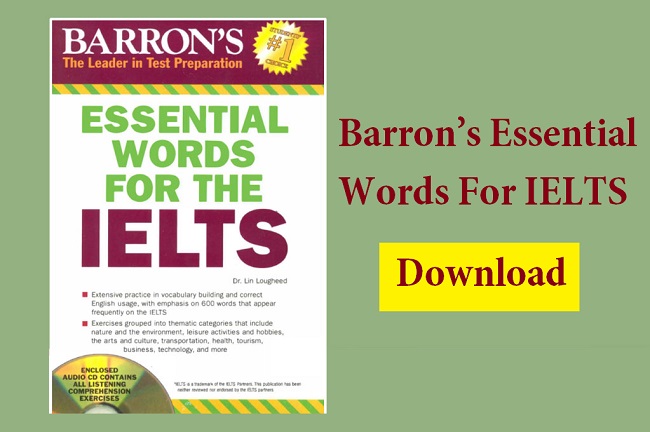 Barron's Essential Words For The IELTS [Full PDF+ Audio]