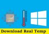Download Real Temp - Kiểm tra, theo dõi nhiệt độ CPU