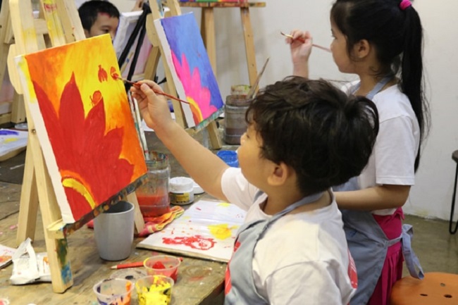 Lớp dạy vẽ cho trẻ em ở TPHCM | Nguồn ảnh: ARTLAND