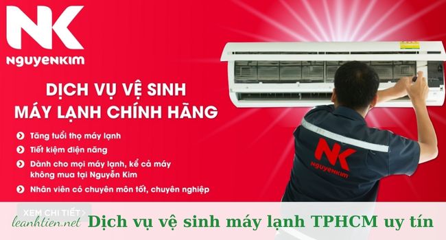Dịch vụ vệ sinh máy lạnh Nguyễn Kim