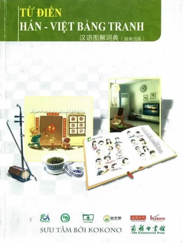 Bìa cuốn từ điển Hán - Việt bằng tranh pdf