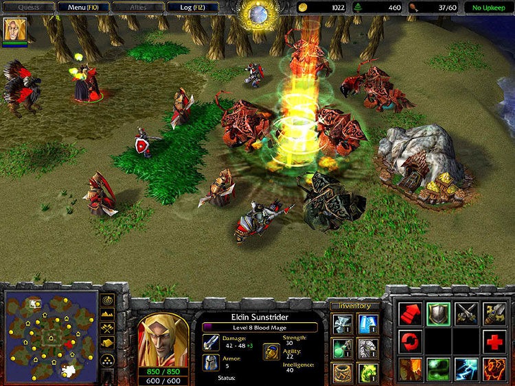 trải nghiệm tựa game chiến thuật tuổi thơ Warcraft 3