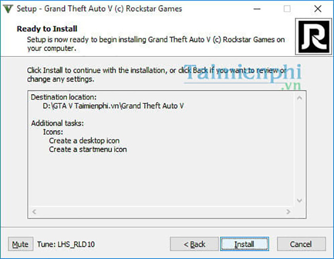 Cài đặt GTA 5 full cho máy tính bước 5