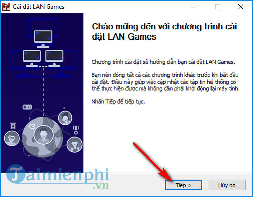 Cách cài LAN Games hỗ trợ chơi game Garena bước 3