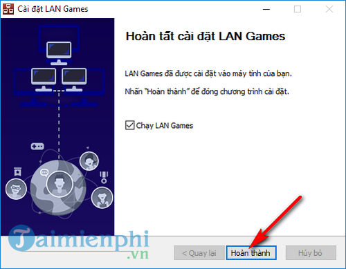 Cách cài LAN Games hỗ trợ chơi game Garena bước 7