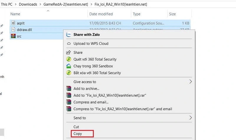 Copy 3 file trong Fix_loi_RA2_Win10[leanhtien.net]