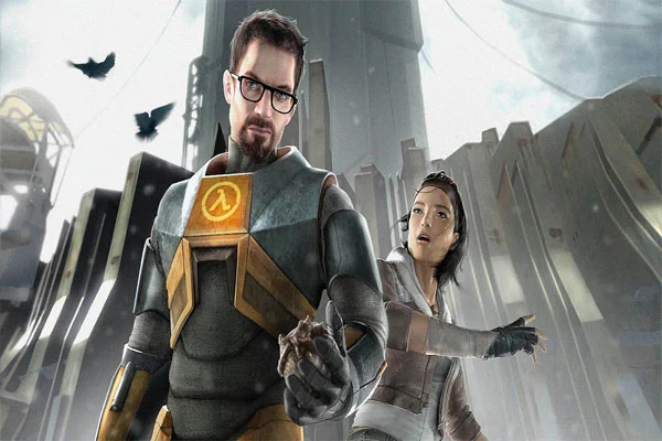 Nhà khoa học Gordon Freeman nhân vật mà người chơi sẽ phải hóa thân thành