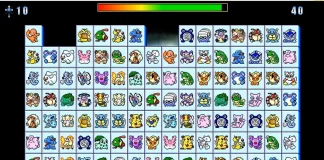 Giao diện game pikachu 2003 cổ điển