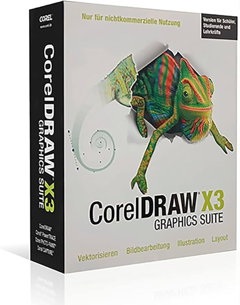 CorelDRAW Graphics Suite X3.