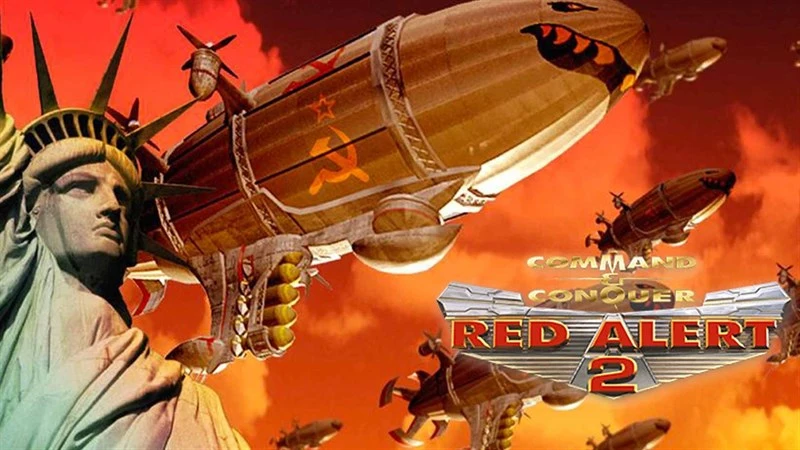 Trang chủ của tựa game Red Alert 2