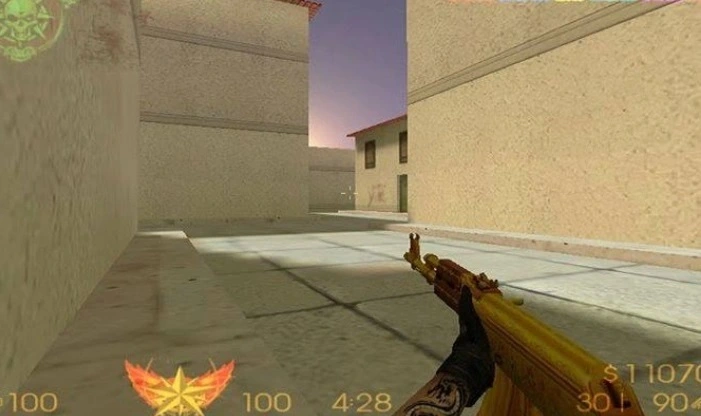 Skin CS 1.1 Gold - AKM