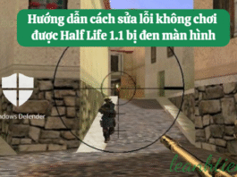 Hướng dẫn cách sửa lỗi không chơi được Half Life 1.1 bị đen màn hình